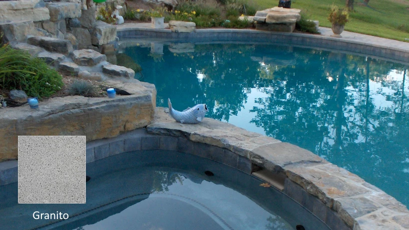 Piscina con color granito pp